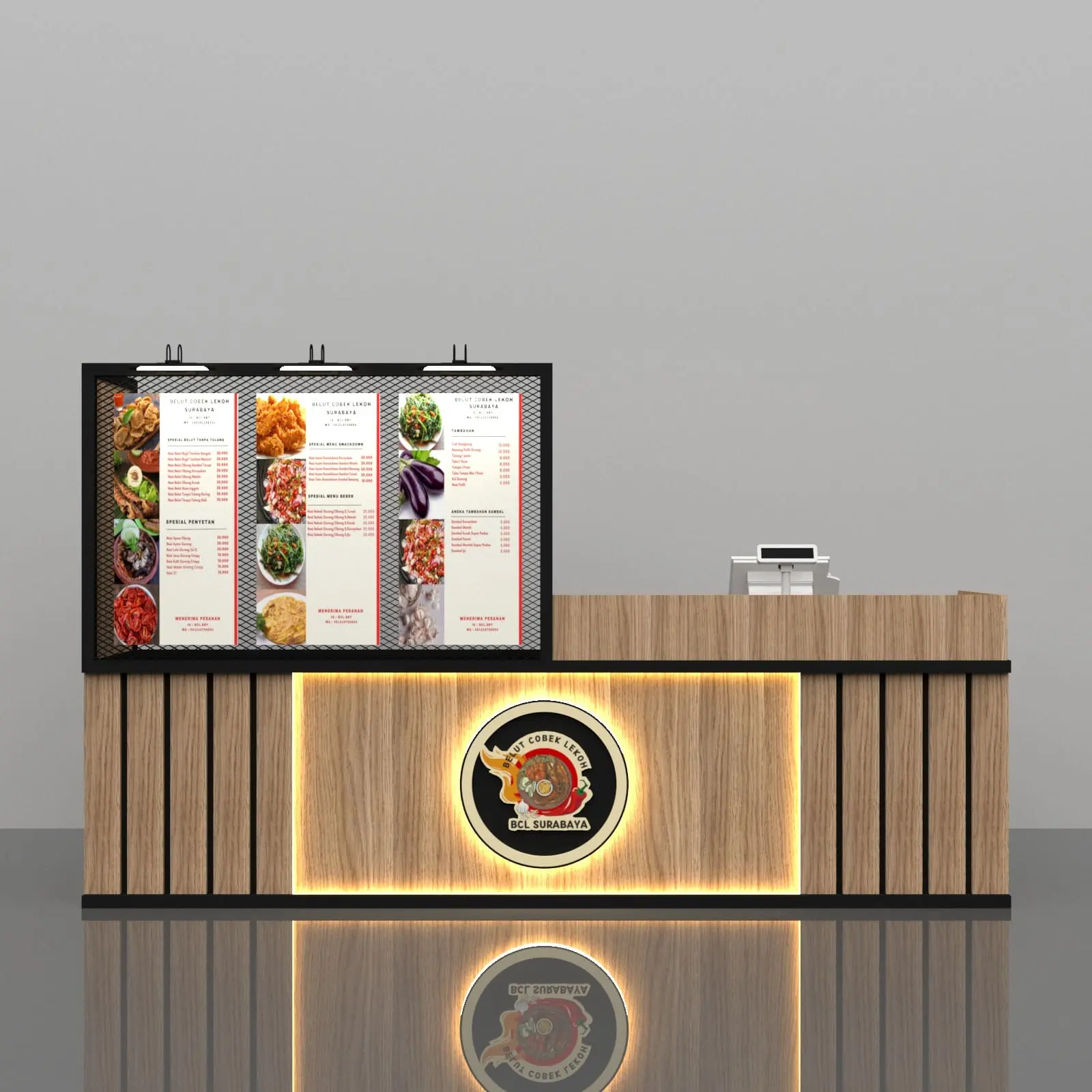 Desain Booth Kopi & Cafe Container - AFARCHITECT.ID